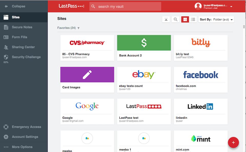 Trình quản lý mật khẩu LastPass