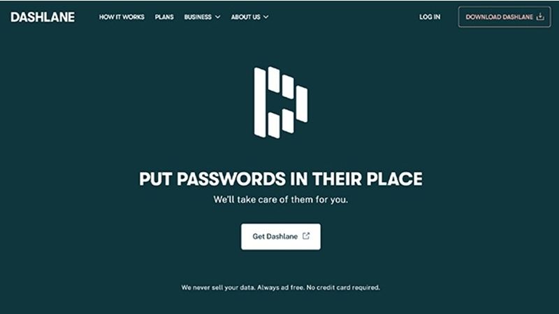 Trình quản lý mật khẩu doanh nghiệp Dashlane