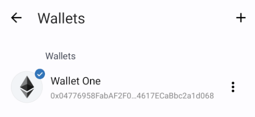 List of wallets in Trust Wallet