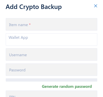 Generating passwords in Locker